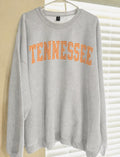 Orange Gingham Tennessee Crew Neck
