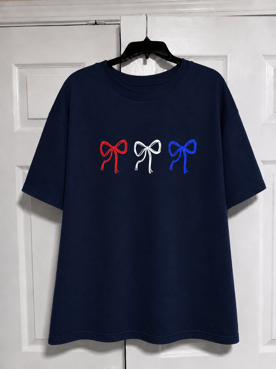 Red, White, & Blue Bow T-Shirt
