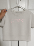 Clothes Line Baithing Suit + Sun Glasses Crop Top